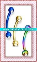 Wholesale Mini Banana Body Piercing Jewelry Belly Ring