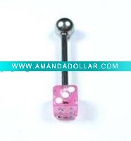 Wholesale Fashion AB502 stainless steel tongue ring