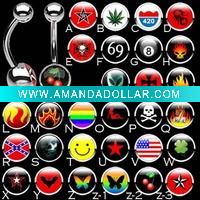 Wholesale Logo Belly Ring, Pictures Body Jewelry