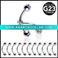 Wholesale Body Piercing Jewelry Eyebrow Ring