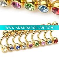 Wholesale Body Piercing Jewelry Eyebrow Ring