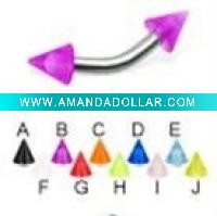 Wholesale Fashion UV acryl body jewellery-AB071