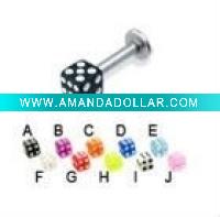 Wholesale UV acryl body jewellery-AB067