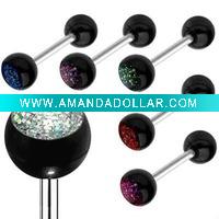 Wholesale Fluorescent Tongue Barbell Body Piercing Jewelry