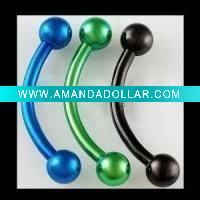 Wholesale body piercing jewelry eyebrow ring