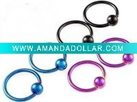 Wholesale fashion body jewelry piercing jewelry nose ring
