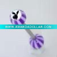 Wholesale Fashion body jewelry tongue ring-AB446