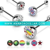 Wholesale Body Piercing Jewelry Tongue Barbell