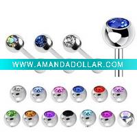 Wholesale Body Piercing Jewelry Tongue Barbell