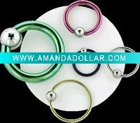 Wholesale Fashion stainless steel jewelry with many colours-AB432