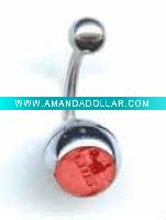 Blinking belly button ring(piercing jewelry)