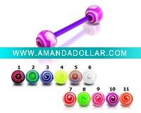 Wholesale Bioplast Flexible Medical Tongue Ring