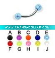 Wholesale Fashion Acrylic Piercing Eyebrow Jewelry