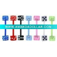 Wholesale UV acryl body piercing jewelry