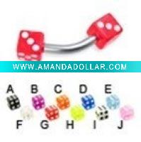 Wholesale UV acryl body piercing jewelry-AB076