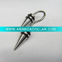 Wholesale stainless steel ear plug,earring stud, tongue ring body piercing