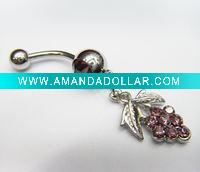 stainless steel belly ring