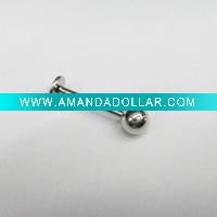 stainless steel tongue ring