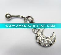 stainless steel belly ring