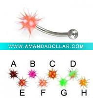 Wholesale silicone ball body eyebrow ring body eyebrow piercing jewelry