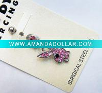 Wholesale stainless steel body piercing, navel ring