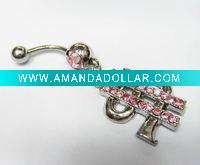 stainless steel belly ring