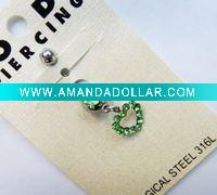 Wholesale stainless steel navel ring