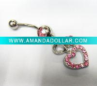stainless steel belly ring