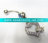 stainless steel belly ring
