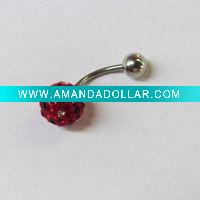 stainless steel body piercing, navel ring