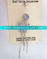 Wholesale stainless steel body piercing, navel ring
