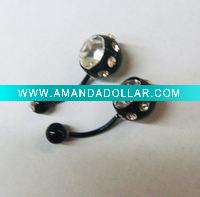 stainless steel navel ring