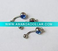 stainless steel navel ring