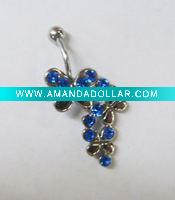 Wholesale stainless steel body piercing, navel ring
