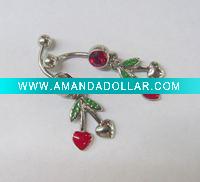 stainless steel body piercing, navel ring