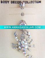 Wholesale stainless steel body piercing, navel ring