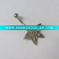 Wholesale stainless steel body piercing, navel ring
