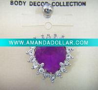 Wholesale stainless steel body piercing, navel ring