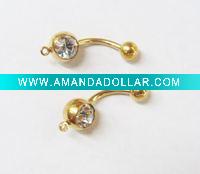 Wholesale stainless steel navel ring