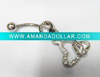 stainless steel belly ring