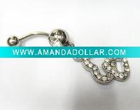 stainless steel belly ring