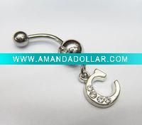 stainless steel belly ring