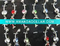 stainless steel navel ring