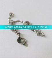Wholesale stainless steel body piercing, navel ring