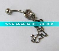Wholesale stainless steel body piercing, navel ring