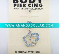 Wholesale stainless steel body piercing, navel ring
