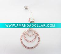 Wholesale stainless steel body piercing, navel ring