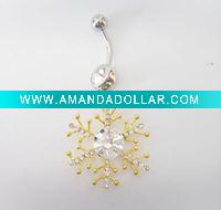 Wholesale stainless steel body piercing, navel ring