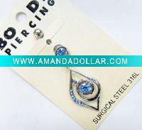 Wholesale stainless steel body piercing, navel ring