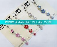 Wholesale stainless steel body piercing, navel ring